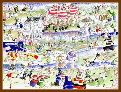 Tim Bulmer Rugby 1000 piece