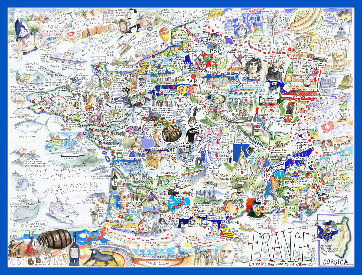France - Tim Bulmer 1000 Piece Jigsaw Puzzle