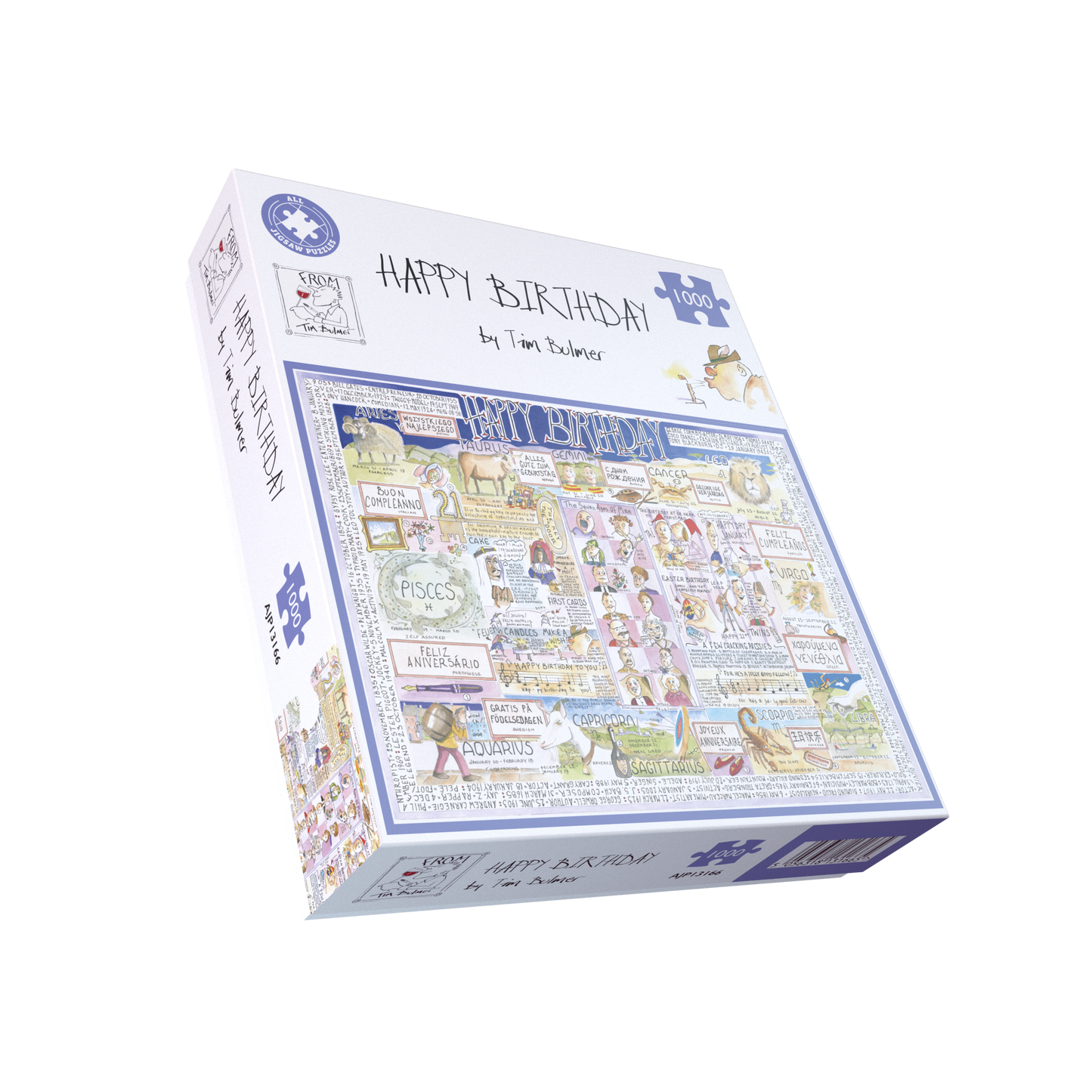 Tim Bulmer Happy Birthday 1000 Piece Jigsaw Puzzle