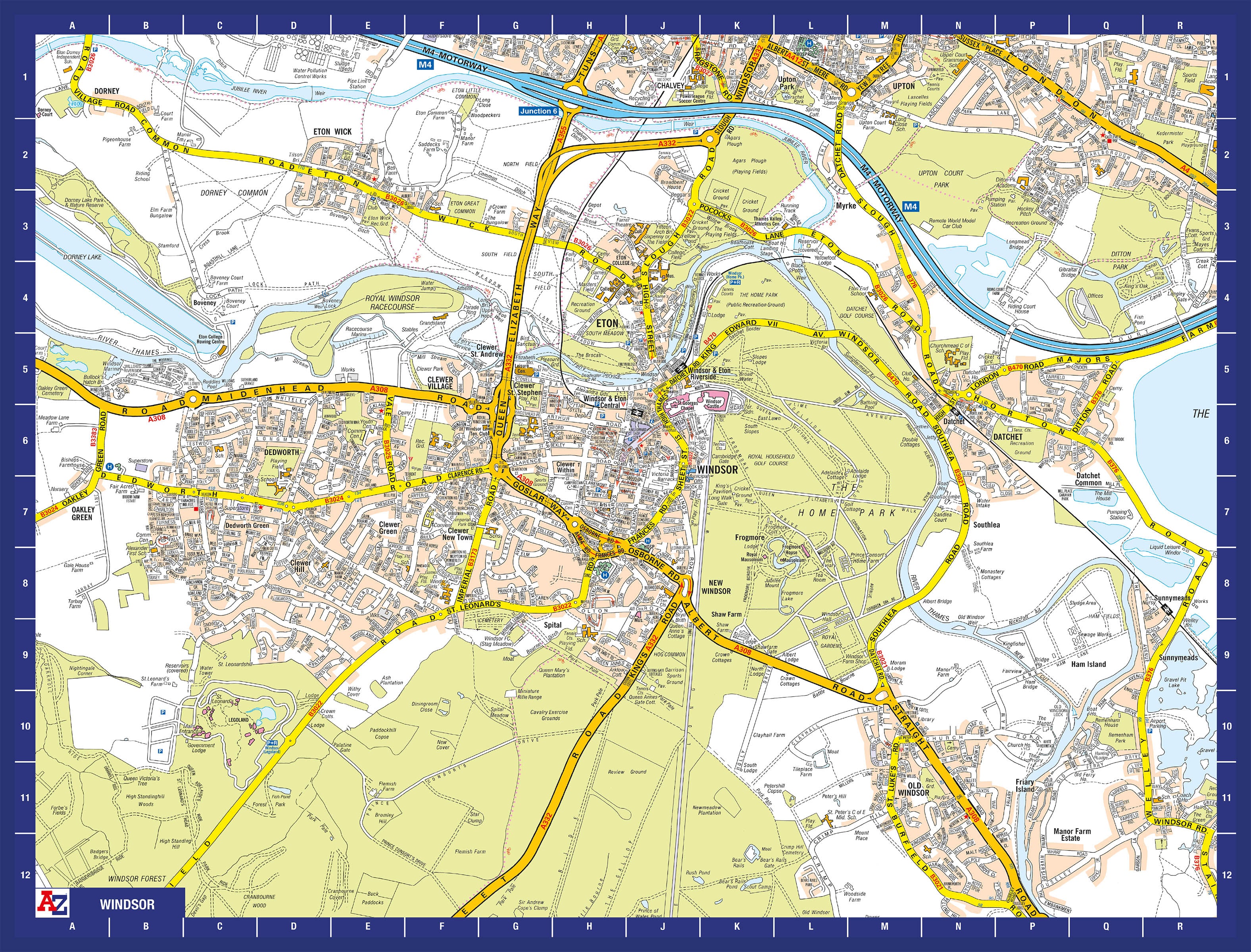 A-Z Map of Windsor 1000 Piece Jigsaw – Butler and Hill UK