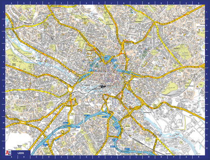 A-Z Map of  Leeds 1000 Piece Jigsaw