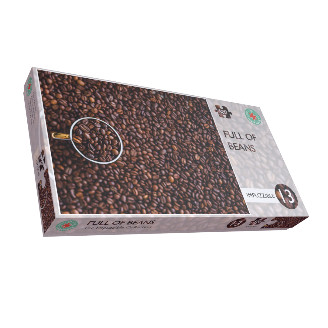 Full of Beans - Impuzzible No.13 -  1000 or 500 Piece Jigsaw Puzzle