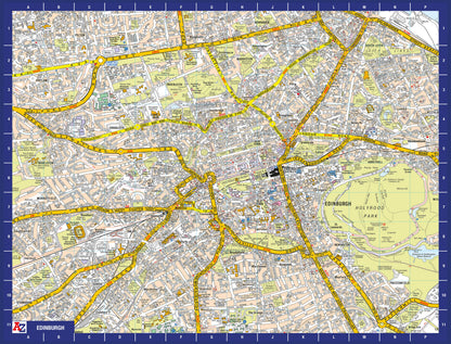 A-Z Map of  Edinburgh 1000 Piece Jigsaw