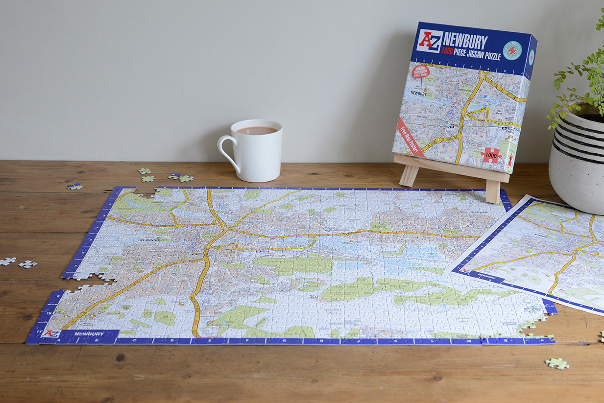 A-Z Map of Newbury 1000 Piece Jigsaw