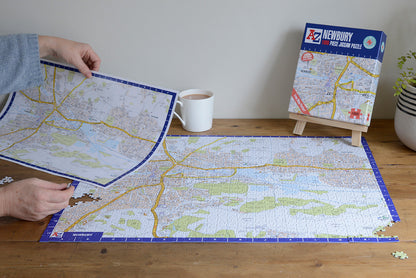 A-Z Map of Newbury 1000 Piece Jigsaw