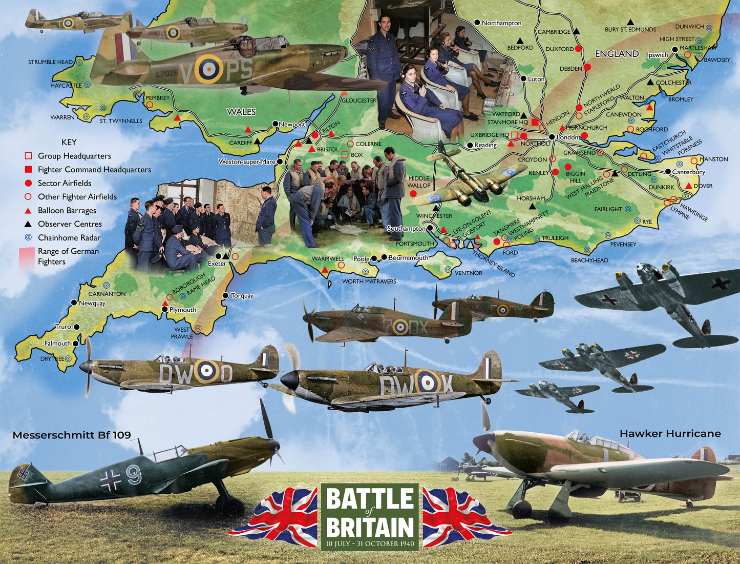 Imperial War Museum Battle of Britain 85th Anniversary Jigsaw