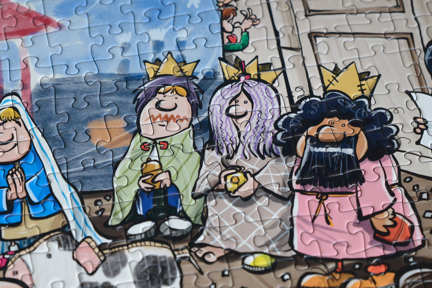 Djigsaw Vu  at the Nativity 2 x 1000 Piece Jigsaw Puzzle Set