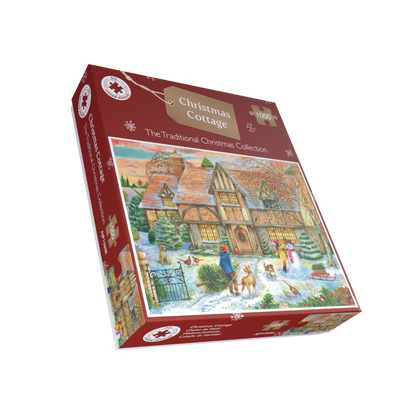 The Christmas Cottage 1000 Piece Jigsaw Puzzle