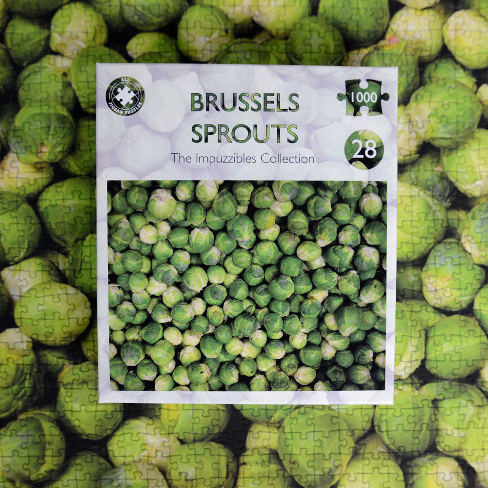 Brussel Sprouts - Impuzzible No. 28 - 1000 Piece Jigsaw Puzzle