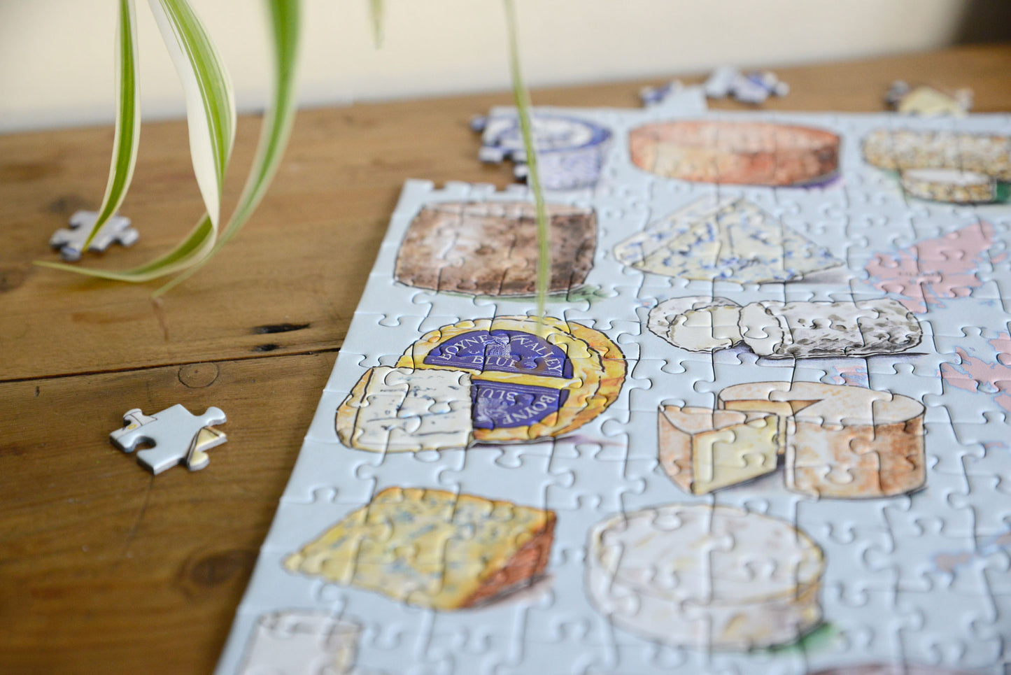 A Cheesemonger's Map of British & Irish Cheese 1000 Piece Jigsaw Puzzle