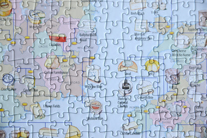 A Cheesemonger's Map of British & Irish Cheese 1000 Piece Jigsaw Puzzle