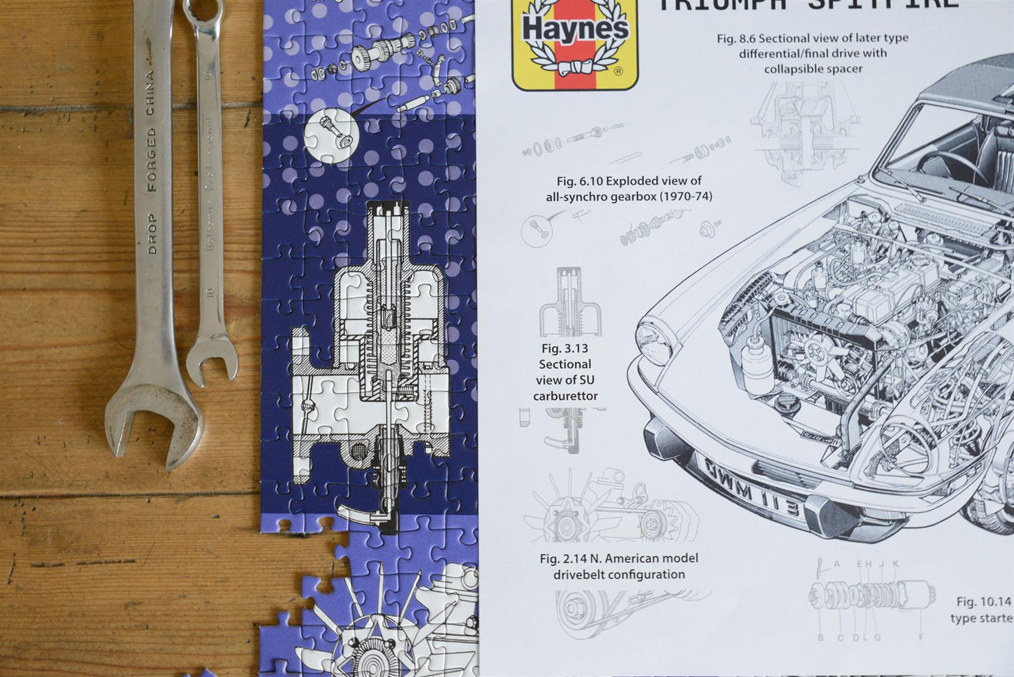 Haynes Triumph Spitfire 1000 Piece Jigsaw Puzzle