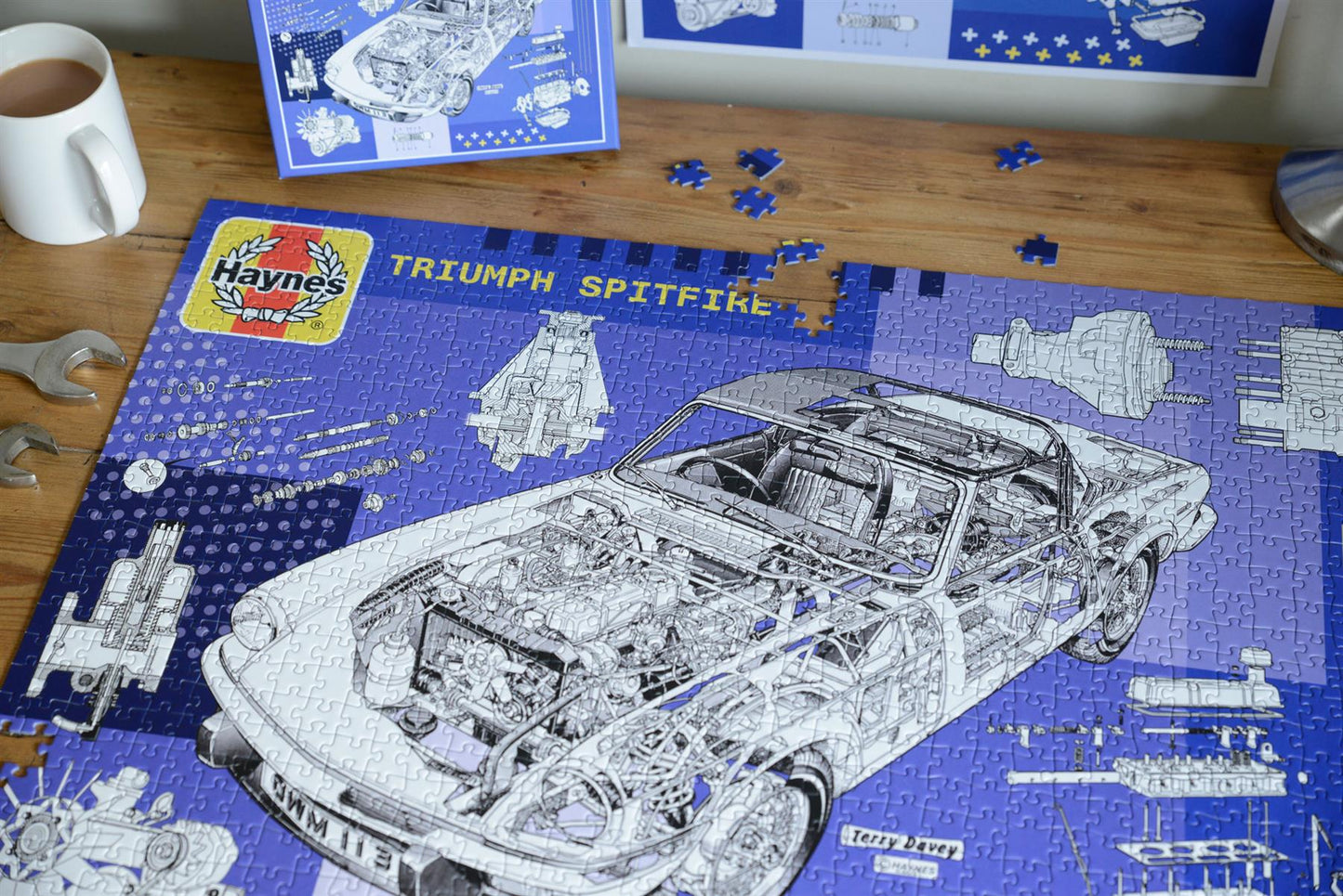 Haynes Triumph Spitfire 1000 Piece Jigsaw Puzzle