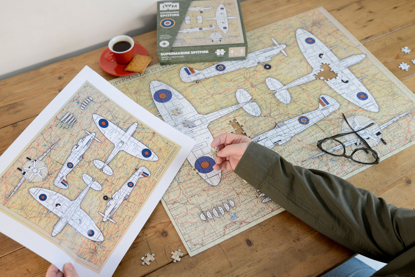 PRE-ORDER Imperial War Museums Spitfire 90th Anniversary 1000 Piece Jigsaw Puzzle