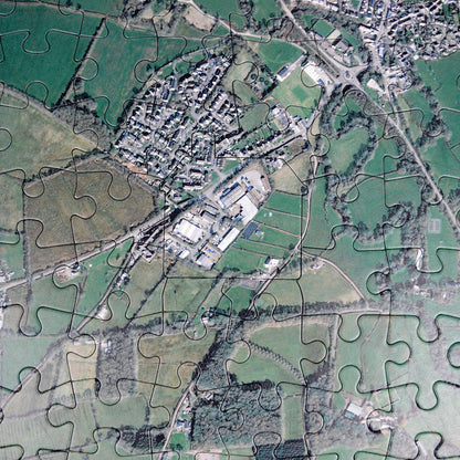 Hometown UK Personalised Map Jigsaw Puzzle