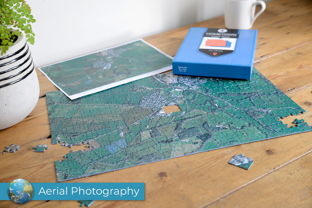 Hometown UK Personalised Map Jigsaw Puzzle