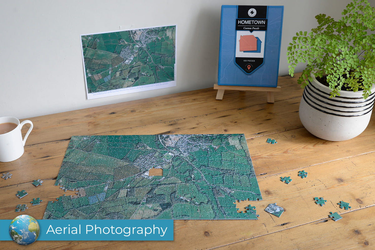 Hometown UK Personalised Map Jigsaw Puzzle