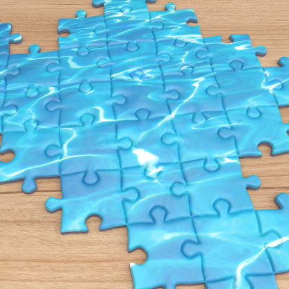 Natural Pool - Impuzzible No.6 - 1000 Piece Jigsaw Puzzle