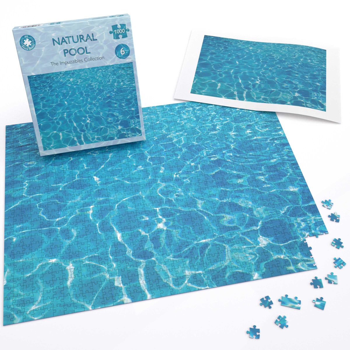Natural Pool - Impuzzible No.6 - 1000 Piece Jigsaw Puzzle