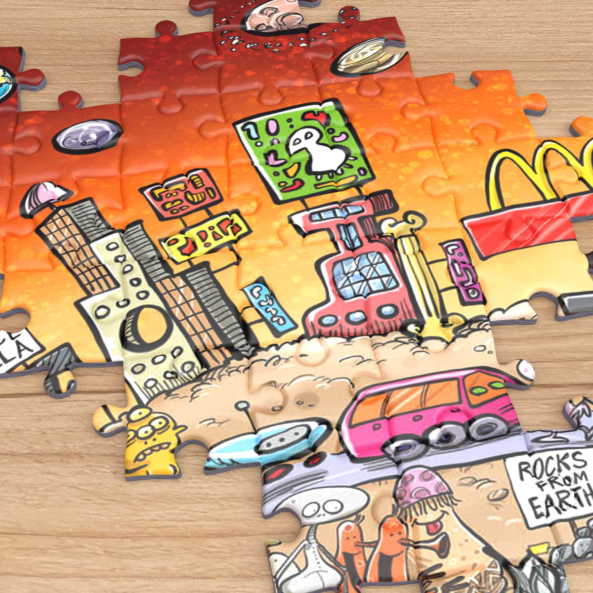 Chaos in Space 1000  Piece Jigsaw Puzzle - Chaos no. 20