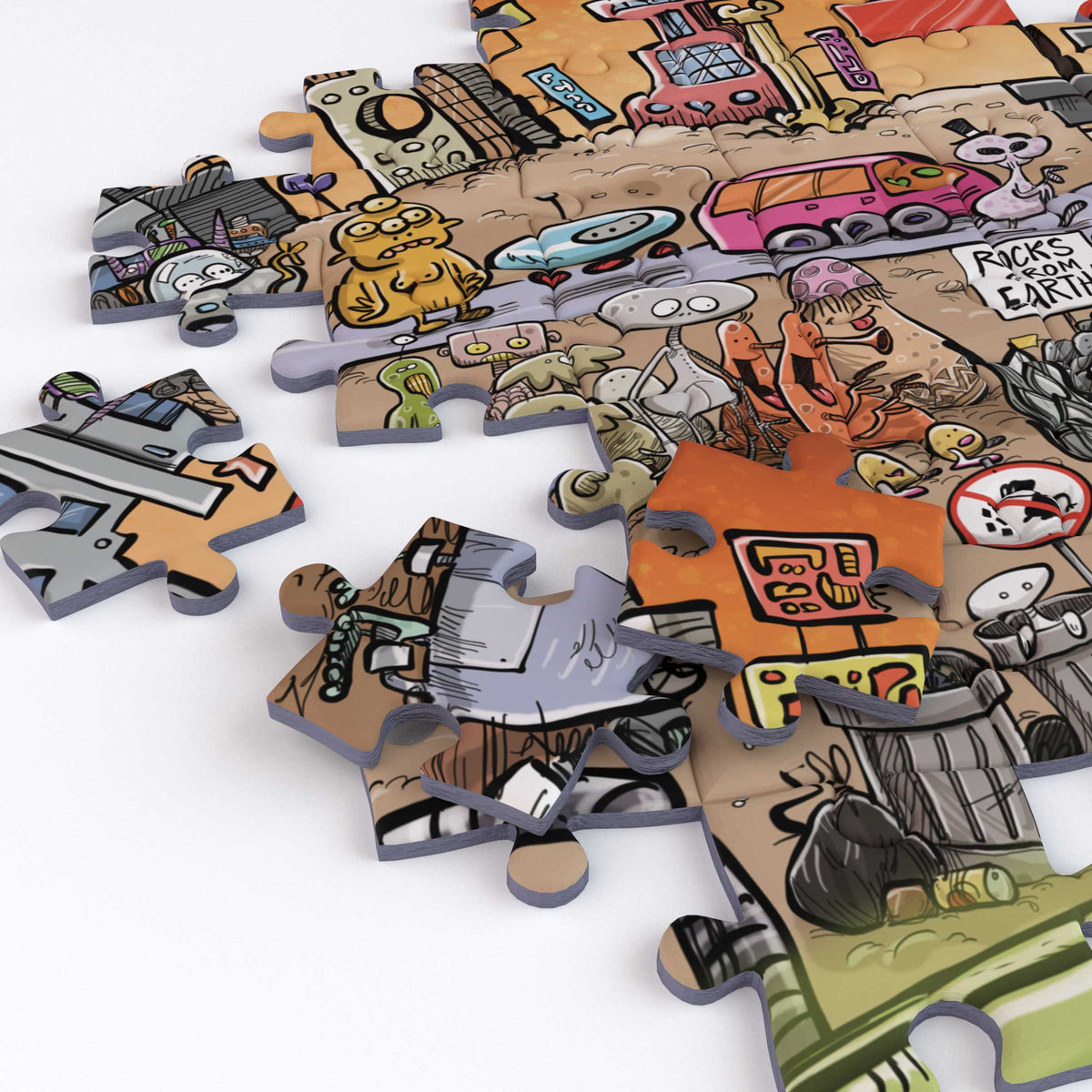 Chaos in Space 1000  Piece Jigsaw Puzzle - Chaos no. 20