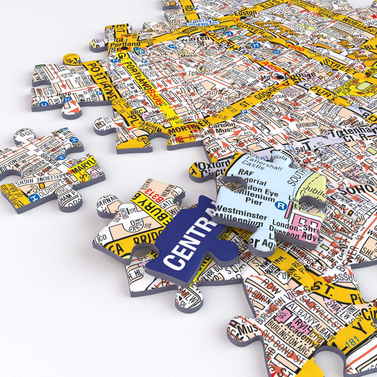 A-Z Map of  London 1000 or 300 Piece Jigsaw