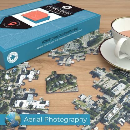 Hometown UK Personalised Map Jigsaw Puzzle