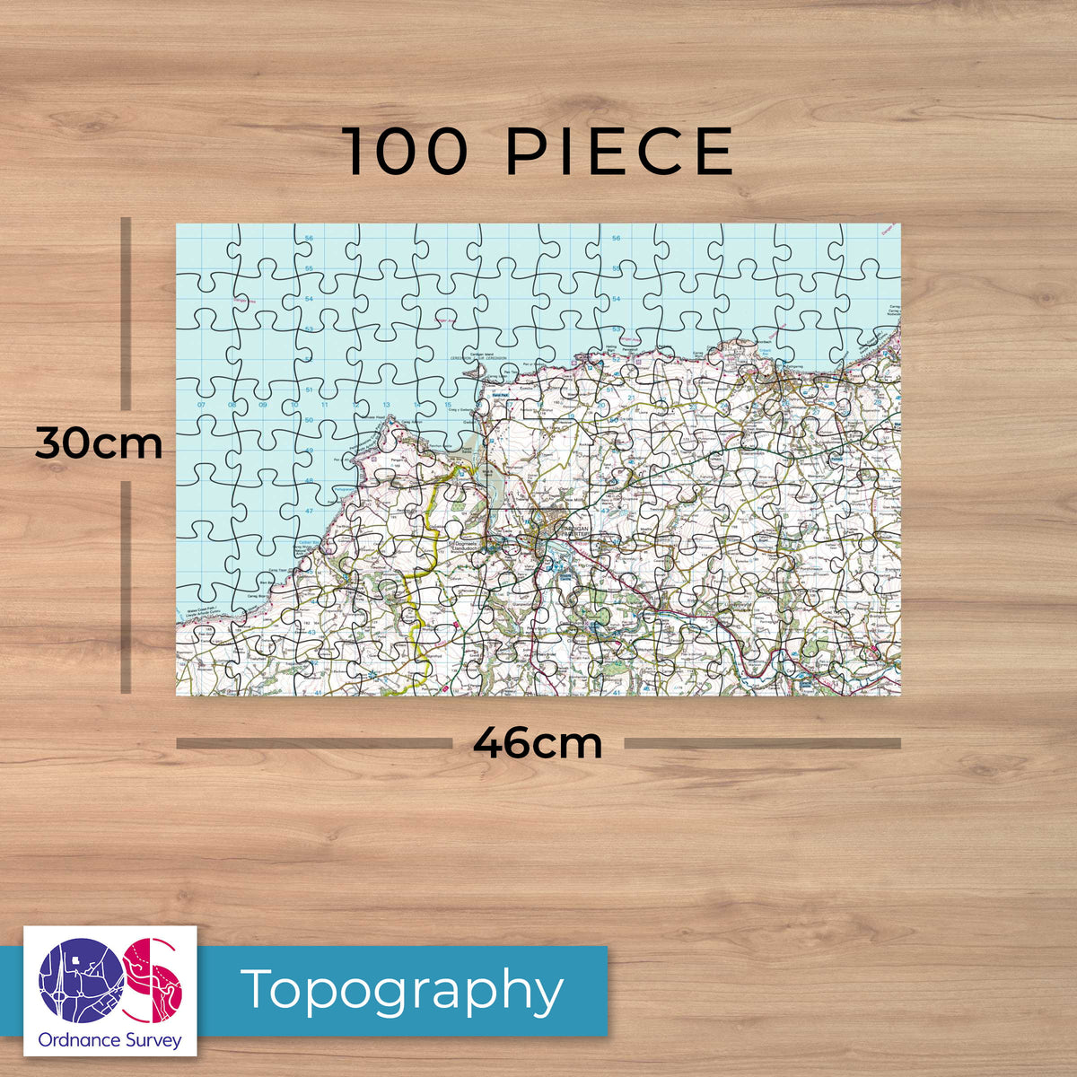 Hometown UK Personalised Map Jigsaw Puzzle