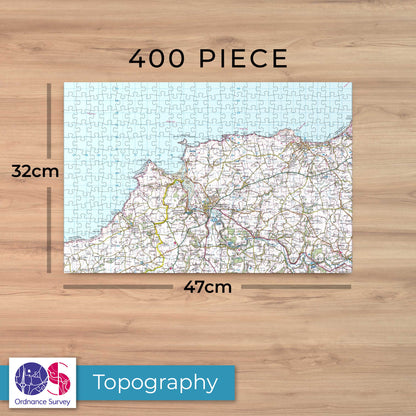 Hometown UK Personalised Map Jigsaw Puzzle