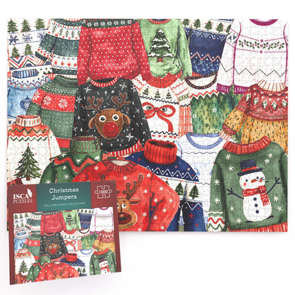 Christmas Jumpers 1000 & 500 Piece Jigsaw Puzzle