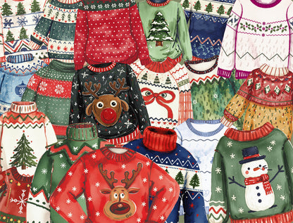 Christmas Jumpers 1000 & 500 Piece Jigsaw Puzzle