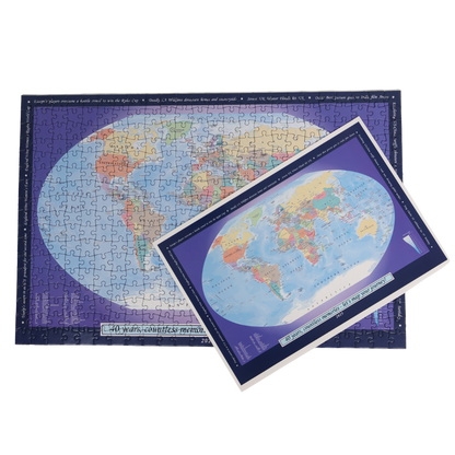 Personalised World Map Jigsaw Puzzle