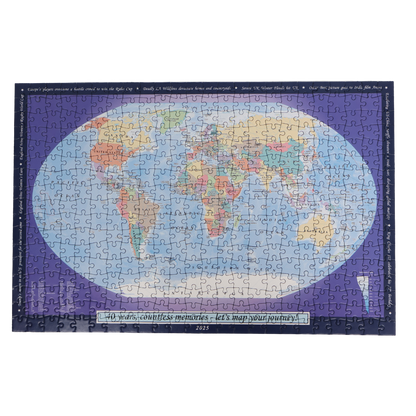 Personalised World Map Jigsaw Puzzle