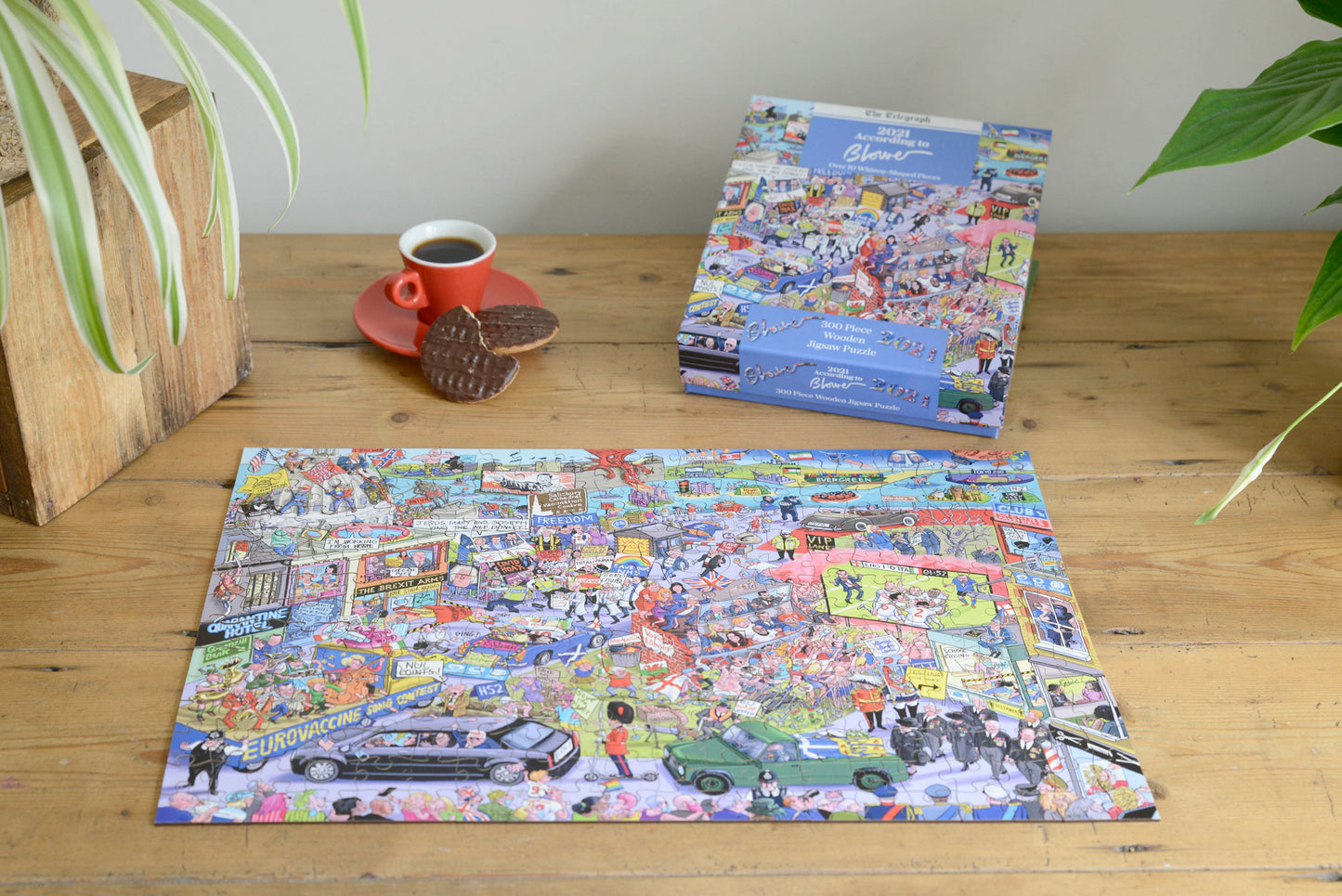 2021 According to Blower 1000 or 300 Piece Jigsaw Puzzle