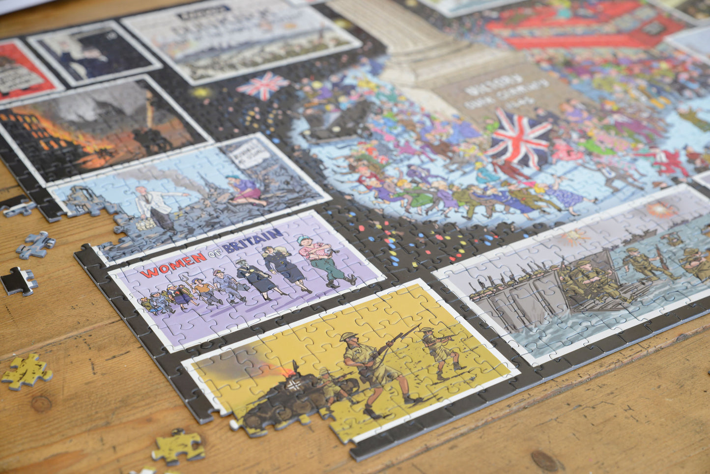 Daily Telegraph VE Day 80th Anniversary According to Blower 1000 or 300 Piece Jigsaw Puzzle