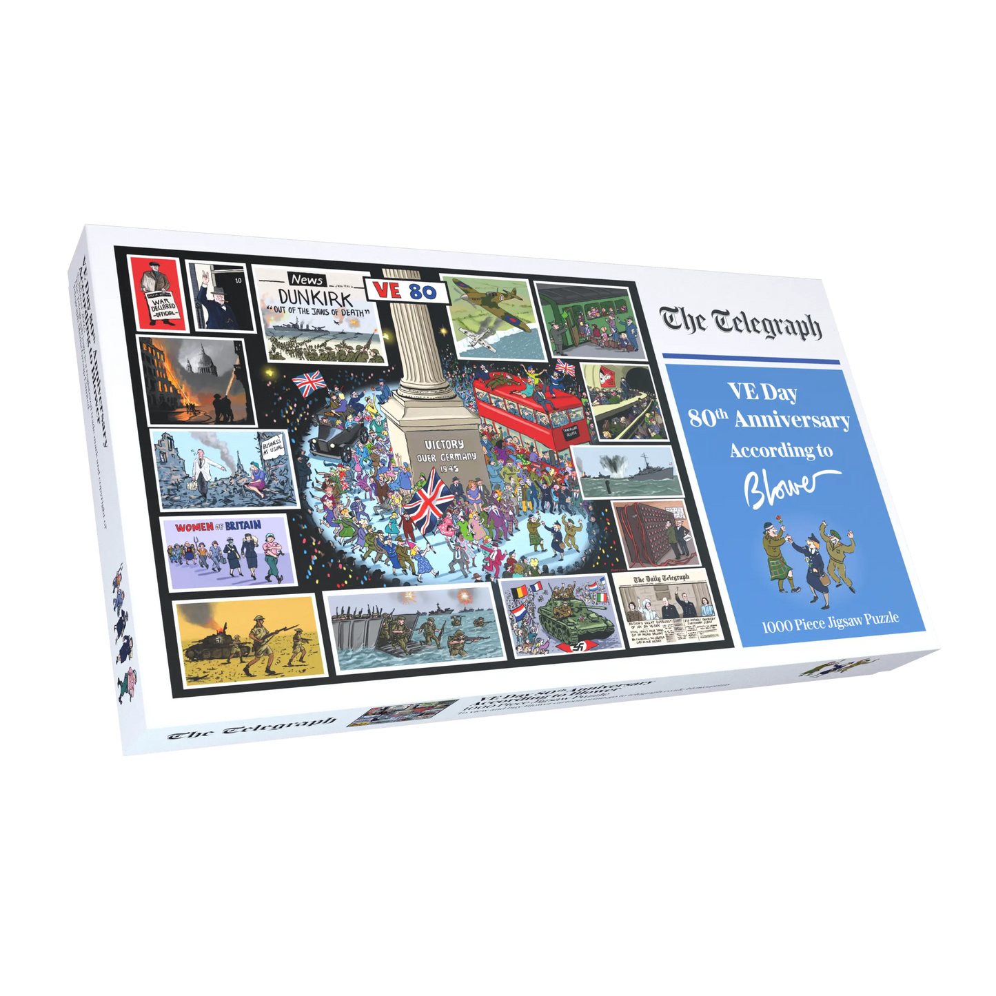 The Telegraph VE Day 80th Anniversary According to Blower 1000 or 300 Piece Jigsaw Puzzle