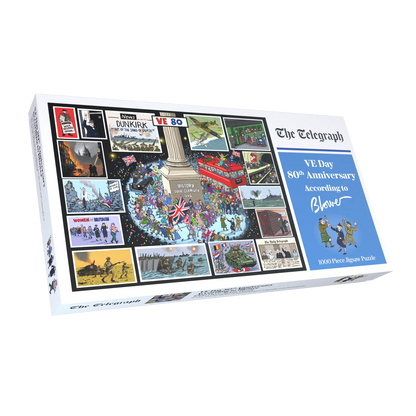 The Telegraph VE Day 80th Anniversary According to Blower 1000 or 300 Piece Jigsaw Puzzle