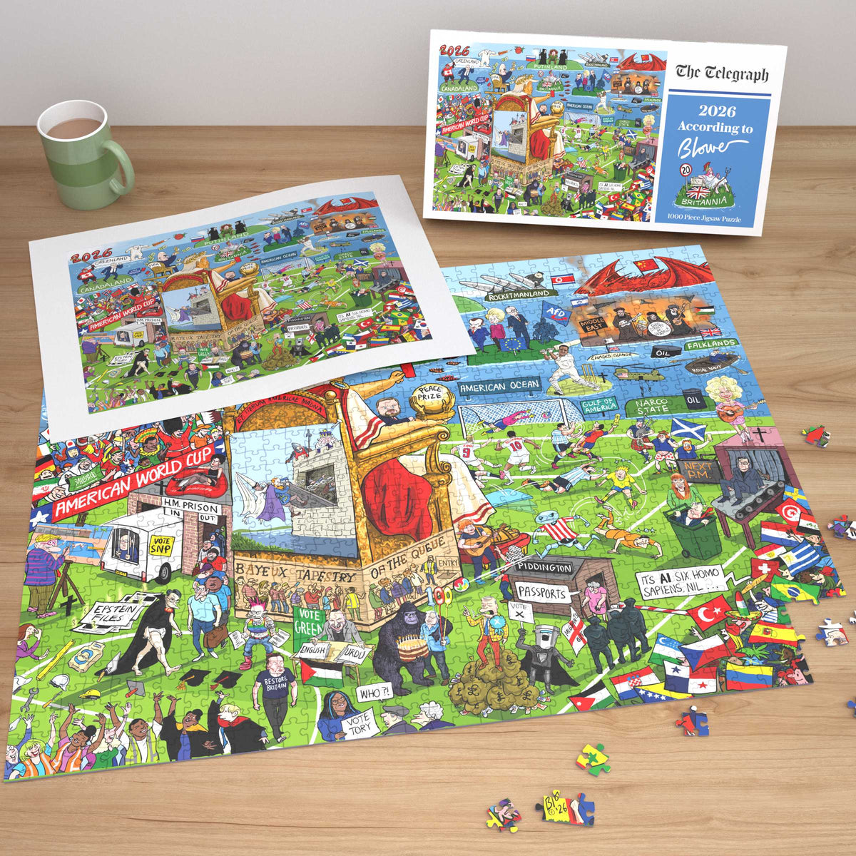 PRE-ORDER 2026 Telegraph According to Blower 1000 Piece Jigsaw Puzzle