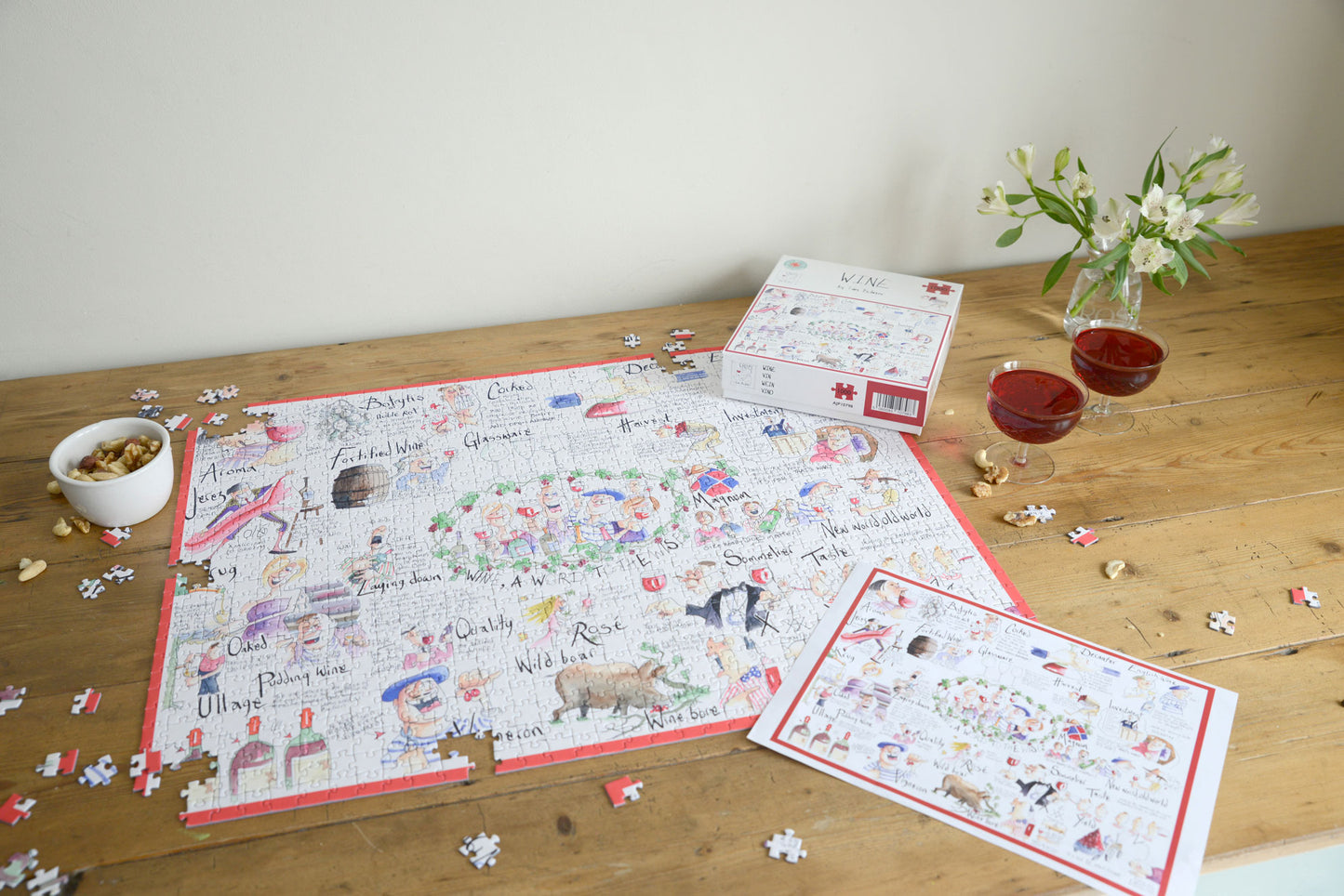 Wine - Tim Bulmer 1000 Piece Jigsaw Puzzle