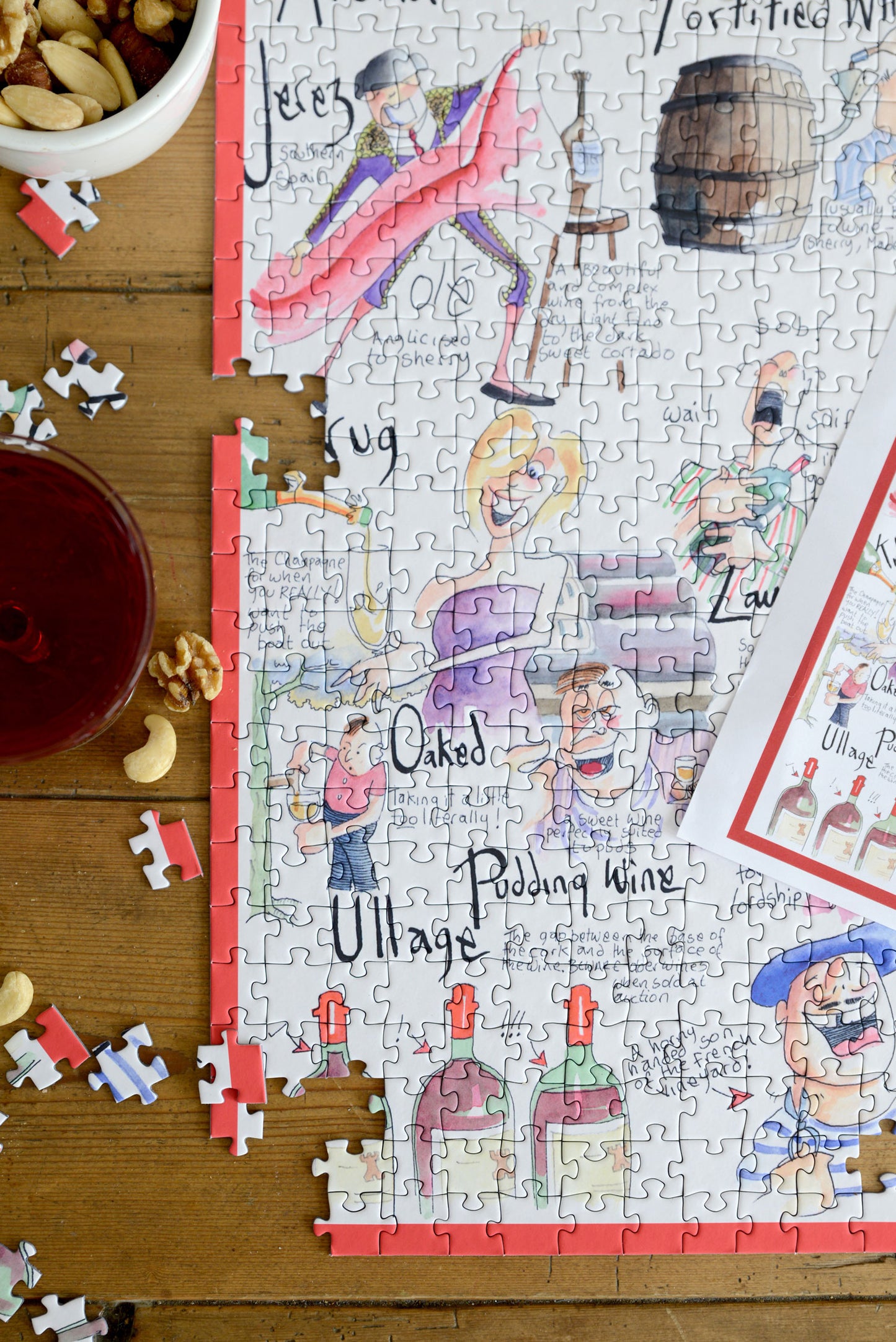 Wine - Tim Bulmer 1000 Piece Jigsaw Puzzle