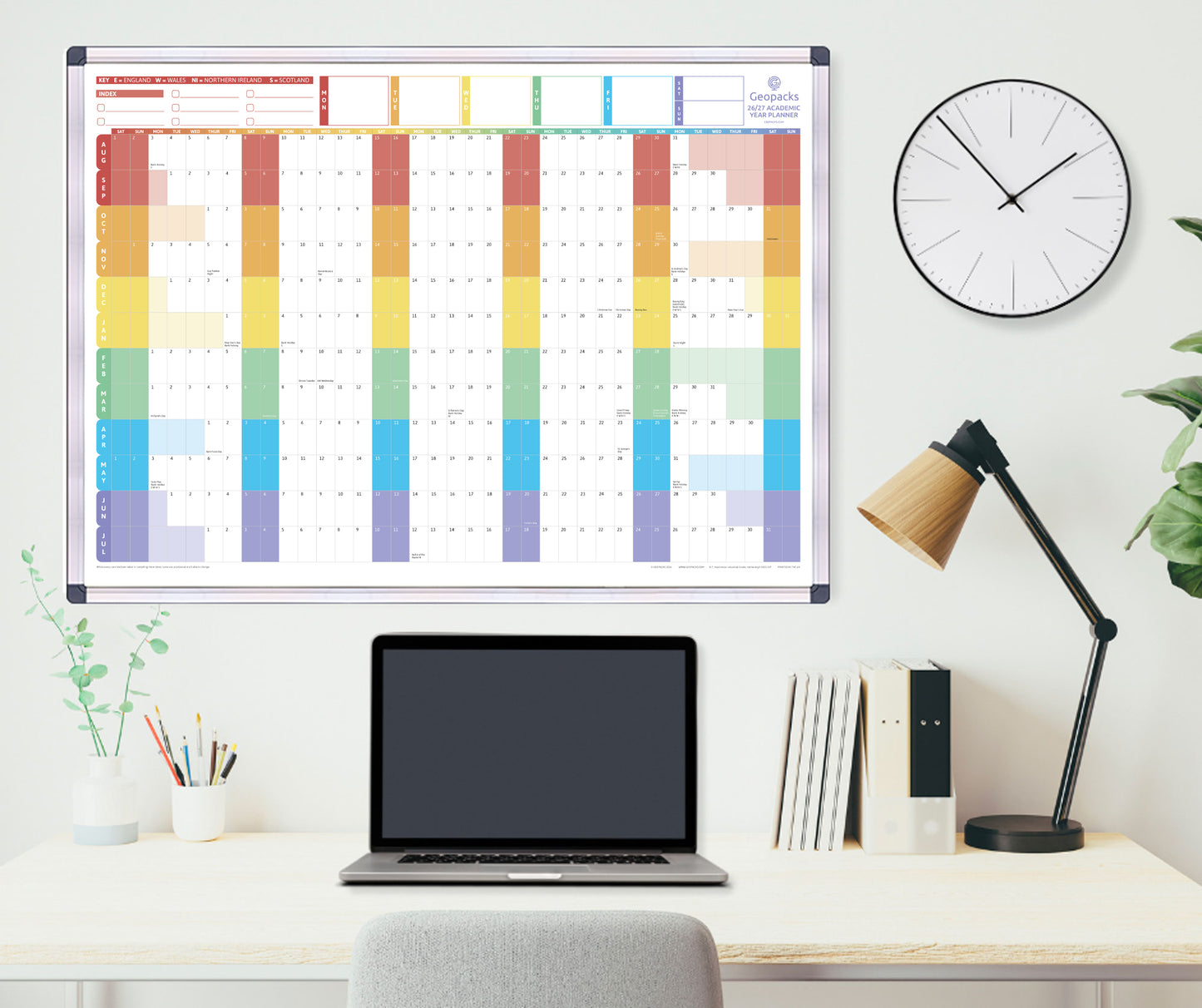 2026 / 2027 Academic Year Wall Planner