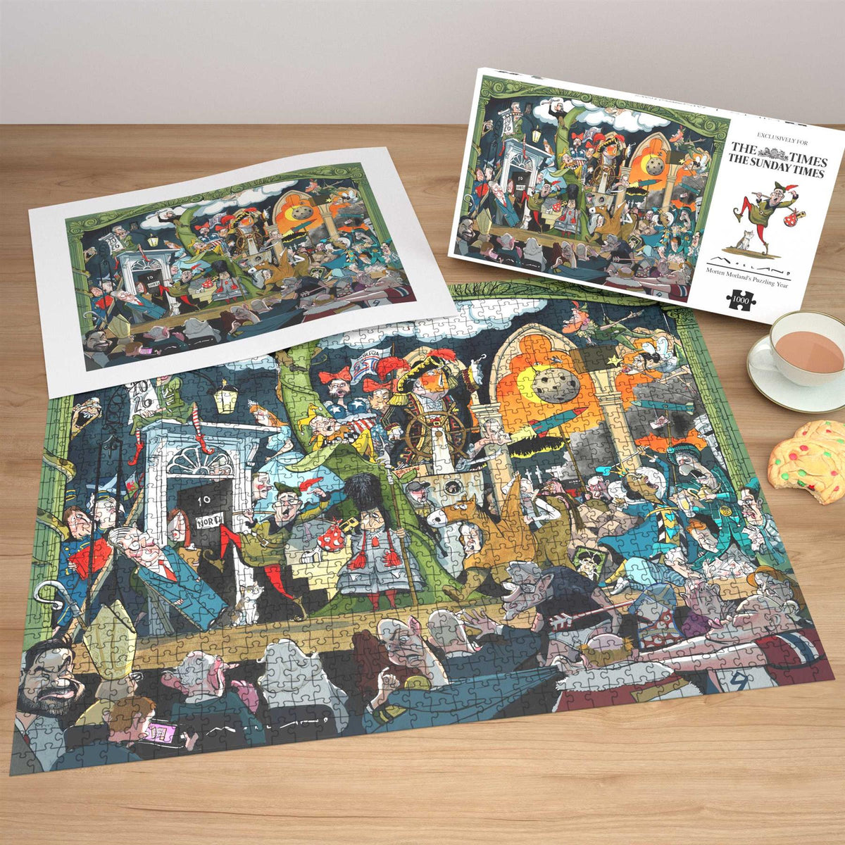 The Times 'Morten Morland's Puzzling Year 2026' 1000 Piece Jigsaw Puzzle