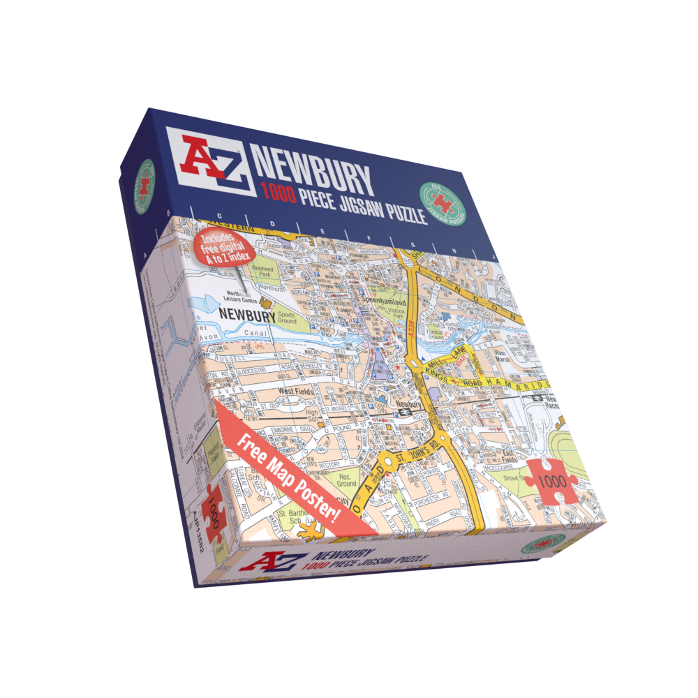 A-Z Map of Newbury 1000 Piece Jigsaw