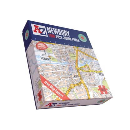 A-Z Map of Newbury 1000 Piece Jigsaw