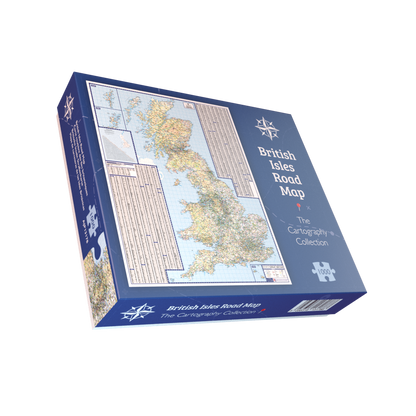 British Isles Road Map 1000 Piece Jigsaw Puzzle
