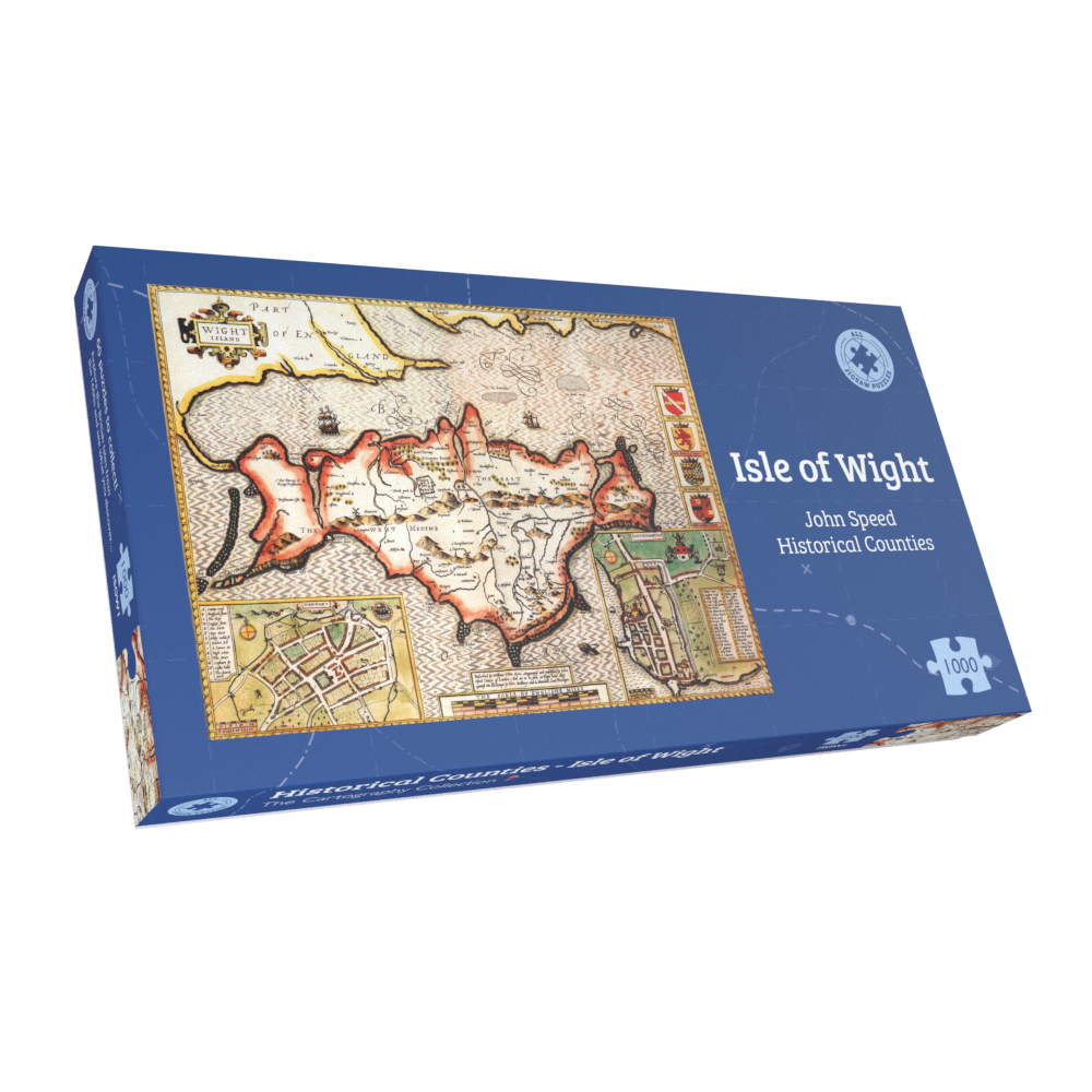 Isle of Wight Historical Map 1000 Piece Jigsaw Puzzle (1610)