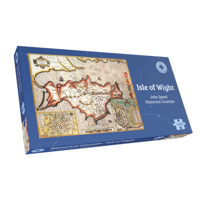 Isle of Wight Historical Map 1000 Piece Jigsaw Puzzle (1610)