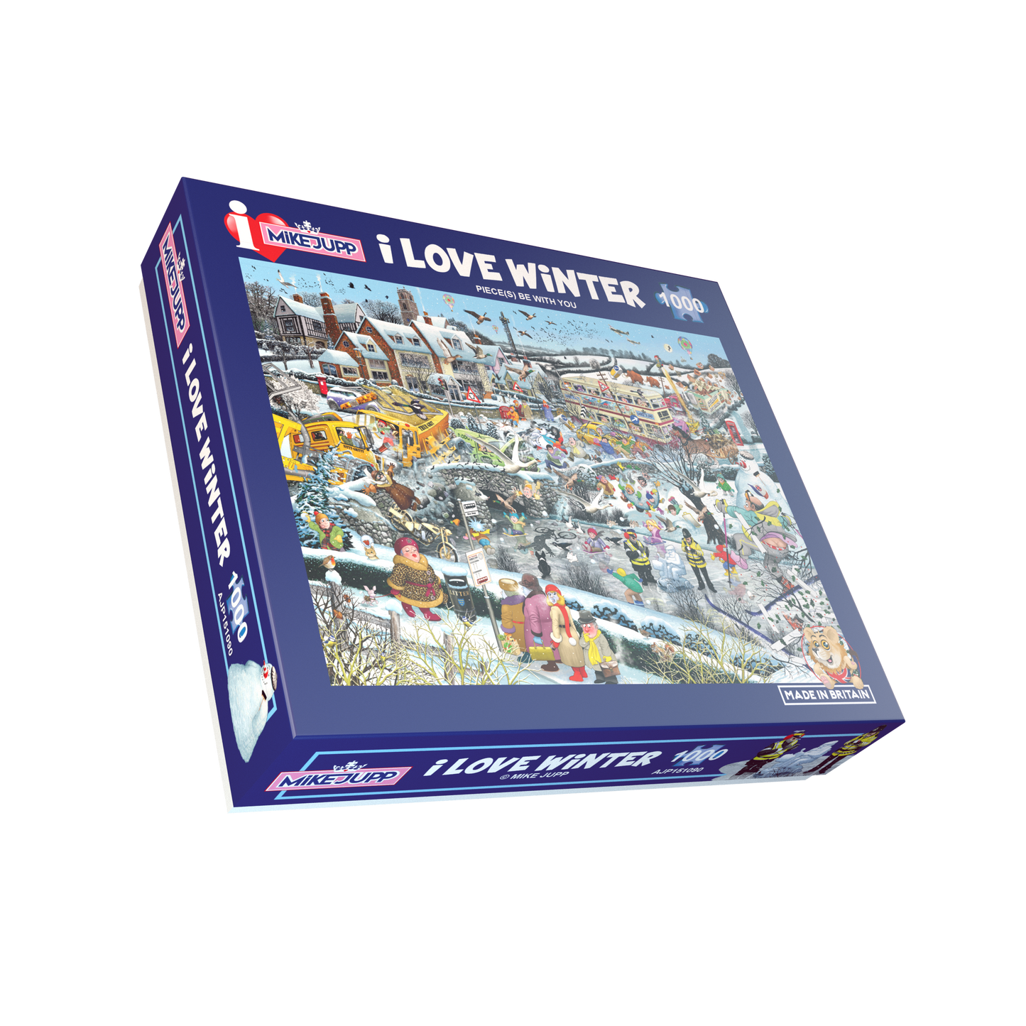 Mike Jupp I Love Winter 1000 Piece Jigsaw Puzzle