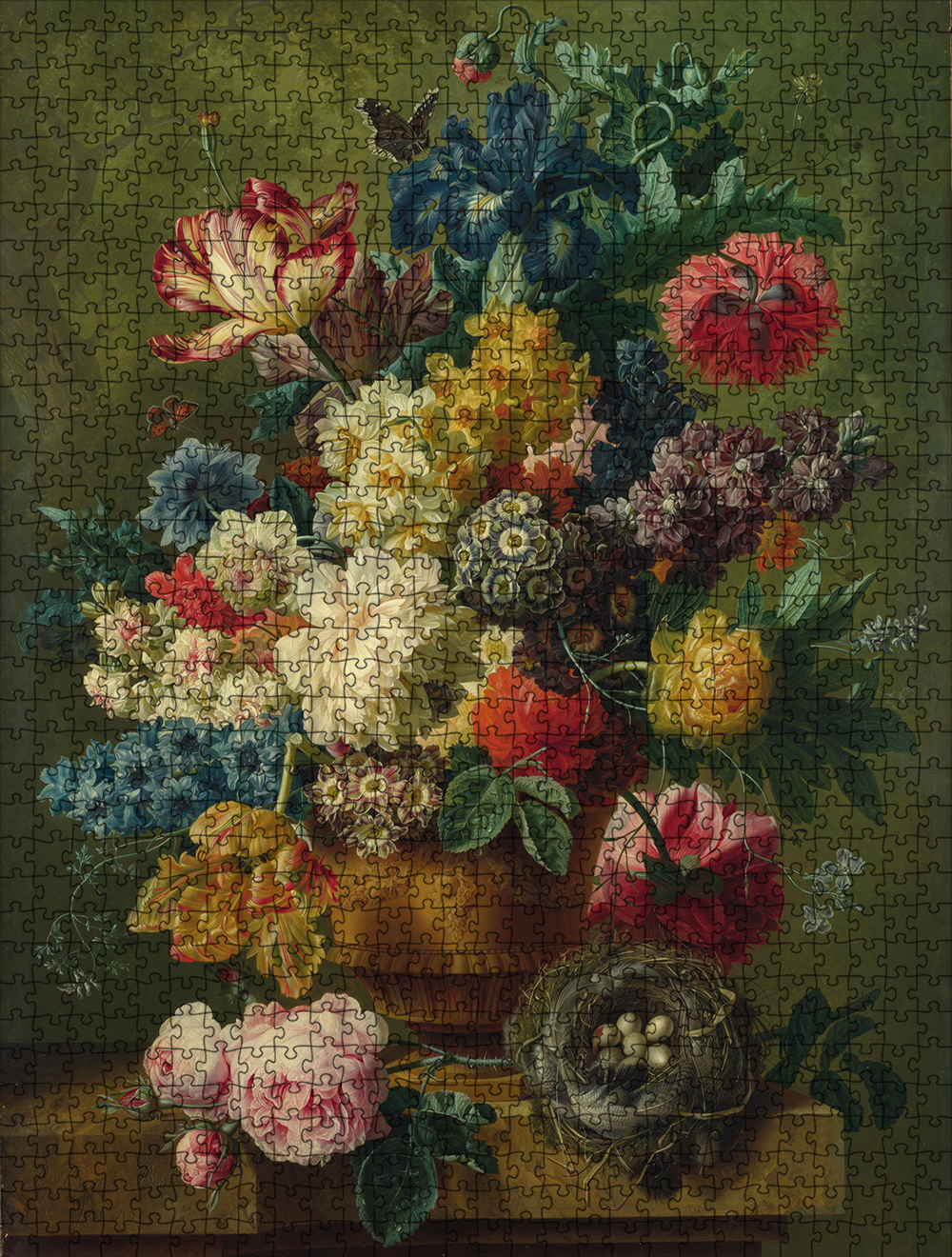 Flowers in a Vase - National Gallery 1000 Piece Jigsaw Puzzle Flowers in a Vase - National Gallery 1000 Piece Jigsaw Puzzle