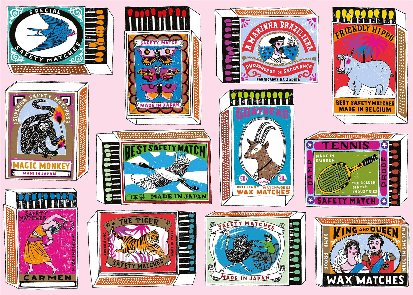 Matches 1000 Piece Jigsaw Puzzle